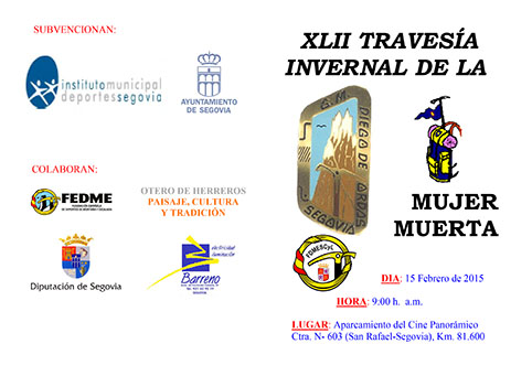 Carátula 2015 XLII Travesía de la Mujer Muerta
