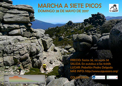 Cartel Siete Picos 2017